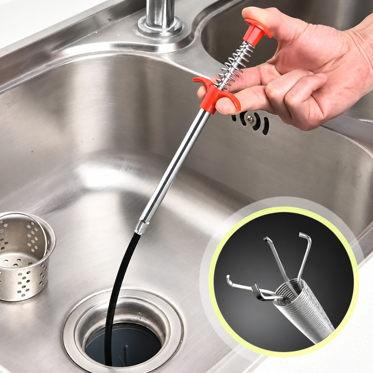 DrainFix™ Flexibel Avloppsrensare