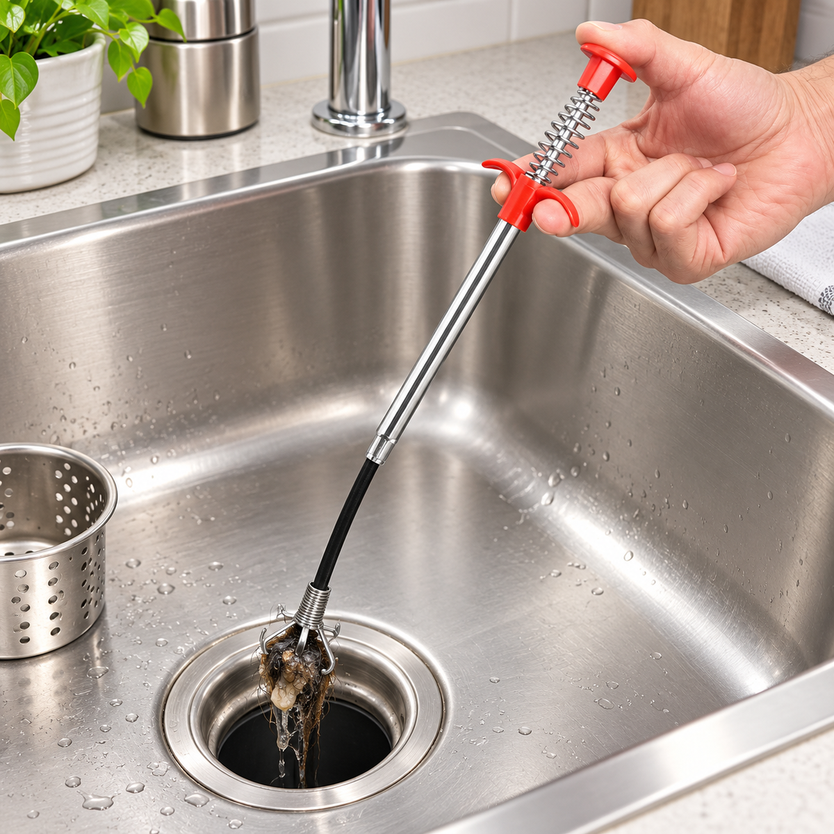 DrainFix™ Flexibel Avloppsrensare