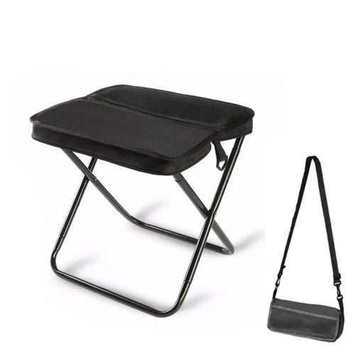 Hopfällbar Campingpall med Bärväska